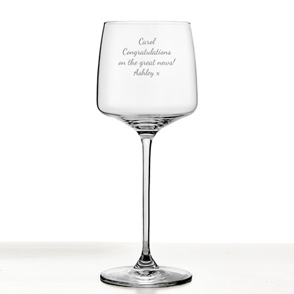 Personalised Hollywood Wine Glass 47 cl