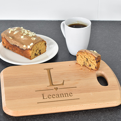 Personalised Wood Chopping Board Initial Design