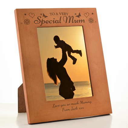 Personalised Wooden Frame To A Very Special Mum
