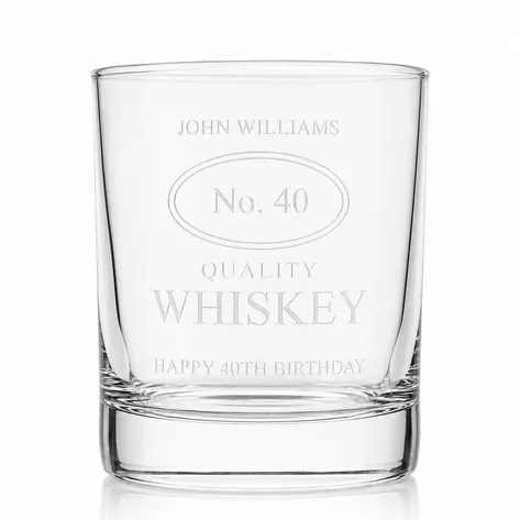 Personalised Quality Whiskey Glass Tumbler