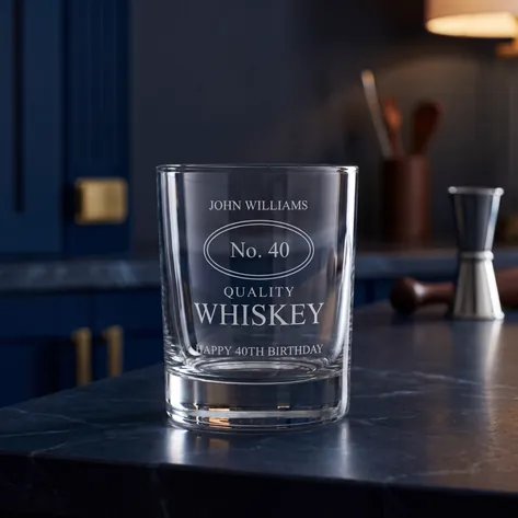 Personalised Quality Whiskey Glass Tumbler