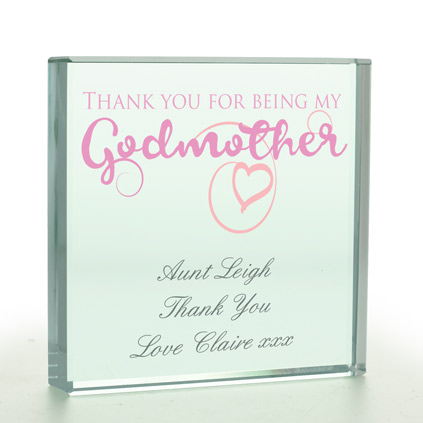 Personalised Thanks For Being My Godmother Token