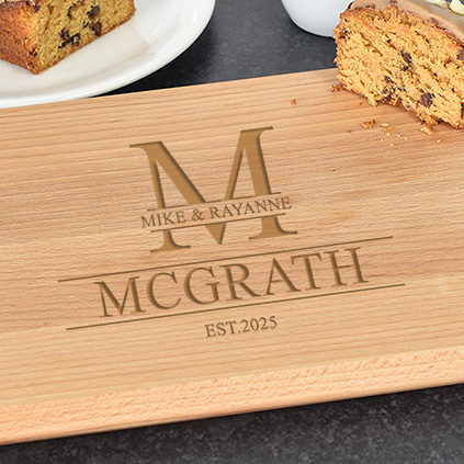 Personalised Established Wood Chopping Board