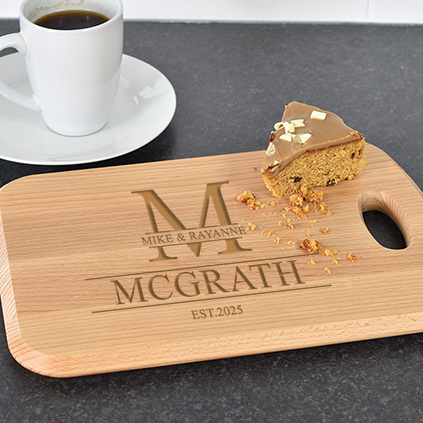 Personalised Established Wood Chopping Board
