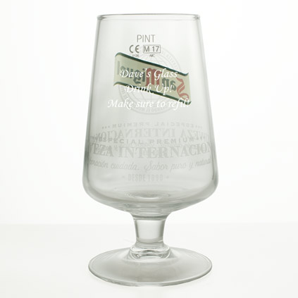 Personalised San Miguel Pint Glass