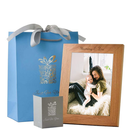 Personalised 10x8 Wooden Photo Frame Any Occasion