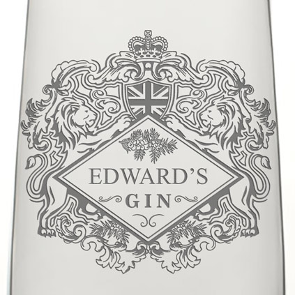 Personalised Dartington Crystal Highball Gin Glass