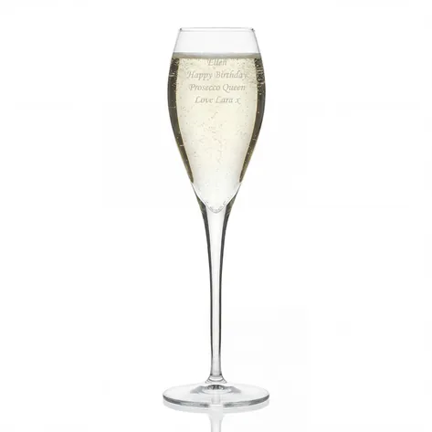 Personalised Prosecco Flute With Luxury Gift Bag And Box