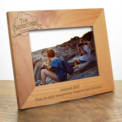 Personalised Photo Frame - The Adventures Of