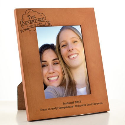 Personalised Photo Frame - The Adventures Of