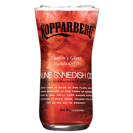 Personalised Kopparberg Glass 500 ml