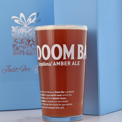 Personalised Doom Bar Ale Pint Glass