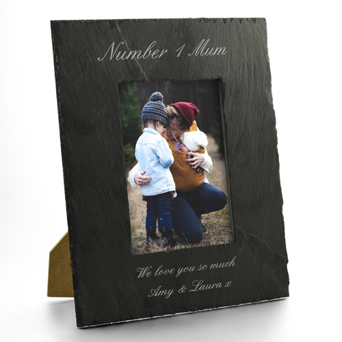 Personalised Slate Photo Frame