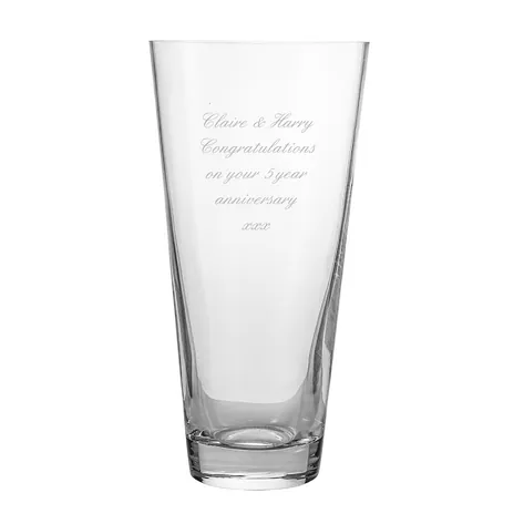 Personalised Classic Conical Vase