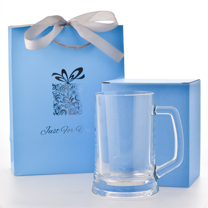 Personalised First Class Dad Beer Tankard