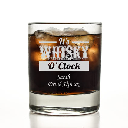 Personalised Whisky O'Clock Tumbler