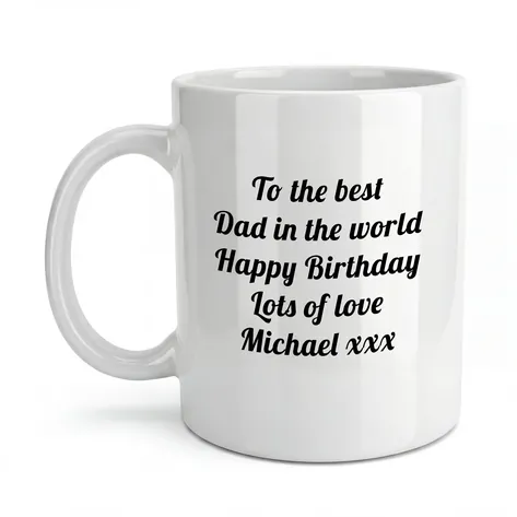 Personalised Photo Mug - Photo Upload And Message