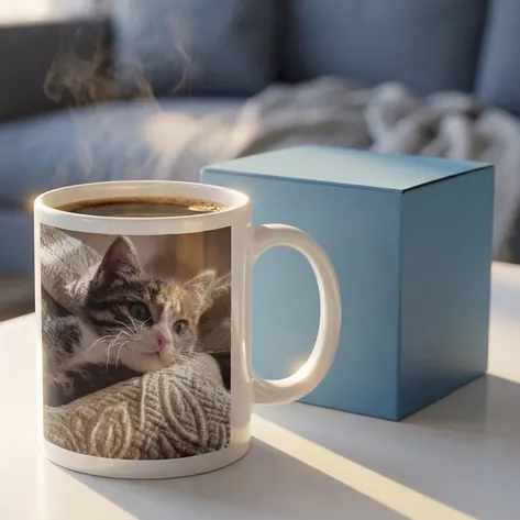 Personalised Photo Mug - Photo Upload And Message