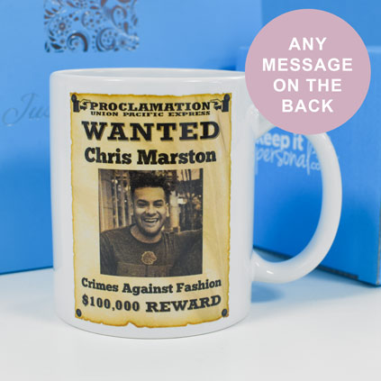 Personalised Mug - Wanted Poster