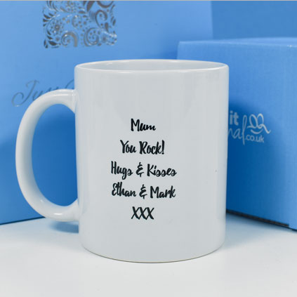 Personalised Mug - Tea Now Gin Later