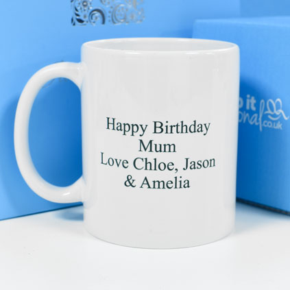Personalised Mug - Coffee Bean Heart