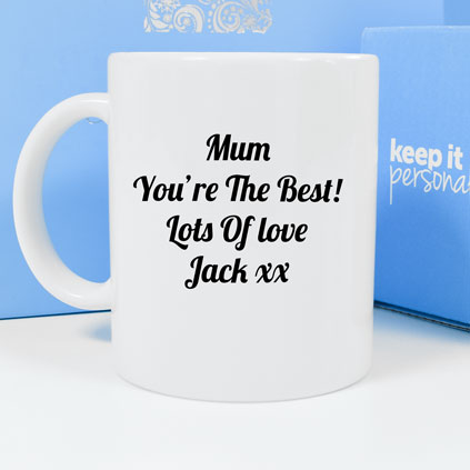 Personalised Mug - One Cup At A Time