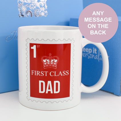 Personalised Mug - First Class Dad