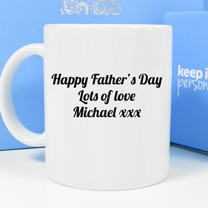 Personalised Mug - First Class Dad