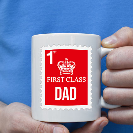 Personalised Mug - First Class Dad