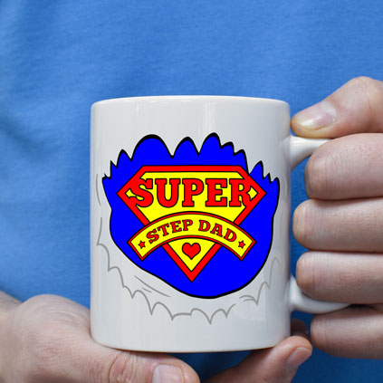 Personalised Mug - Super Step Dad
