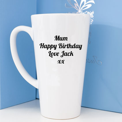 Personalised Latte Mug - Better Latte Than Never