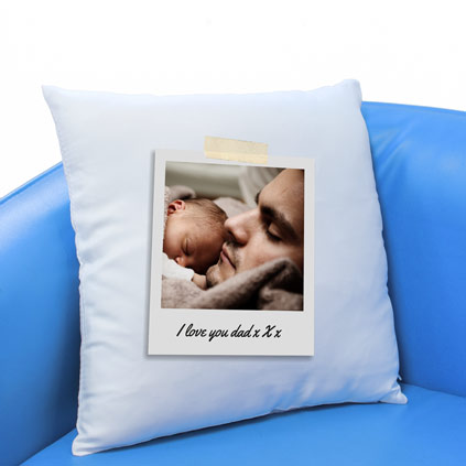 Personalised Photo Upload Cushion - Polaroid