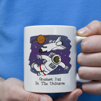 Personalised Mug - Greatest Dad In The Universe