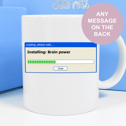 Personalised Mug - Loading Message