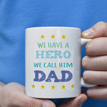 Personalised Mug - Hero We Call Dad