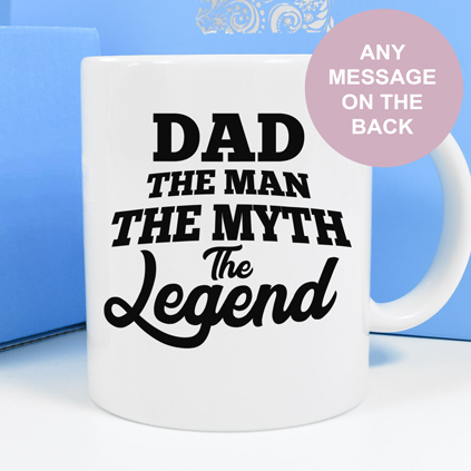 Personalised Mug - Man Myth Legend