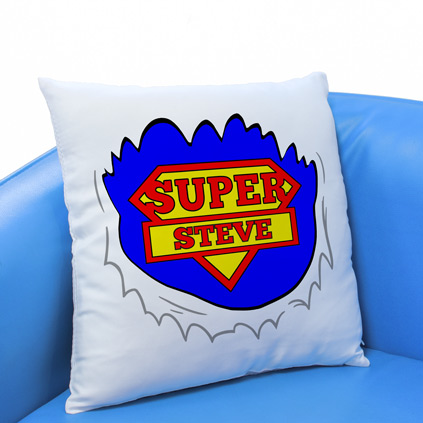 Personalised Cushion - Superhero