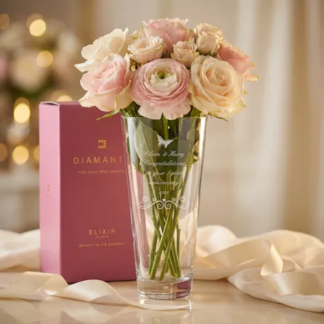 Personalised Butterfly Conical Vase