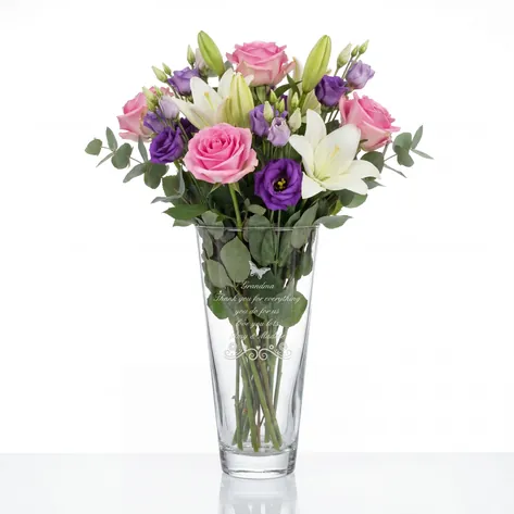 Personalised Butterfly Conical Vase