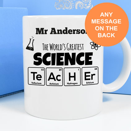 Personalised Mug - World's Greatest Science Teacher