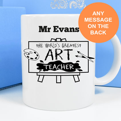 Personalised Mug - World's Greatest Art Teacher