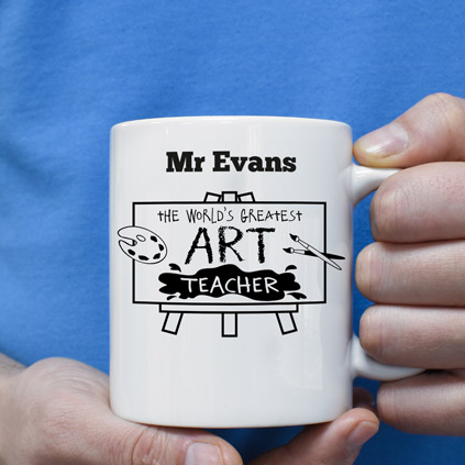 Personalised Mug - World's Greatest Art Teacher