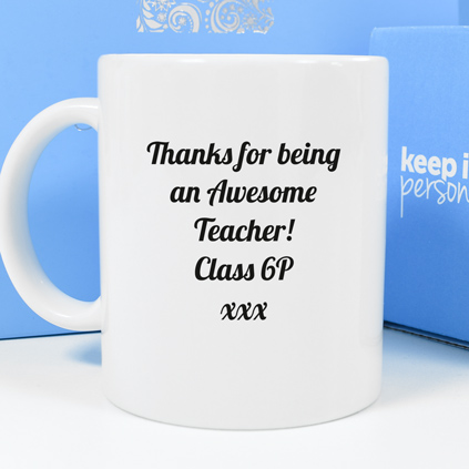 Personalised Mug - Teachers Rule The World