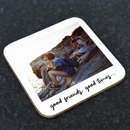 Personalised Polaroid Photo Coaster