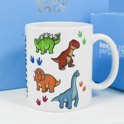 Personalised Mug - Dinosaurs