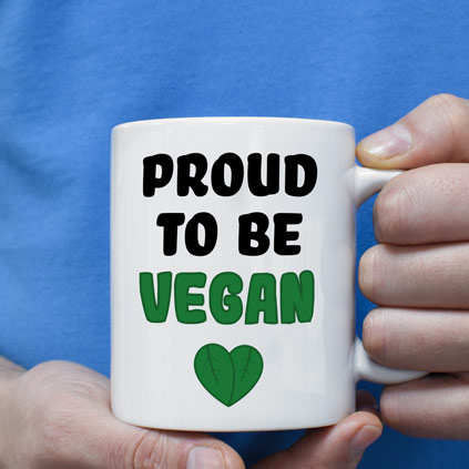 Personalised Mug - Proud To Be Vegan
