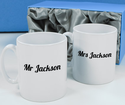 Personalised I Do Mug Set