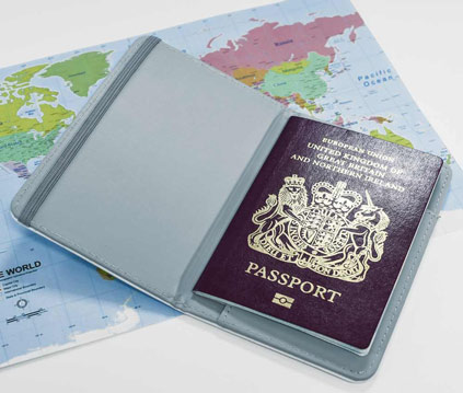 Personalised Passport Holder - Butterflies