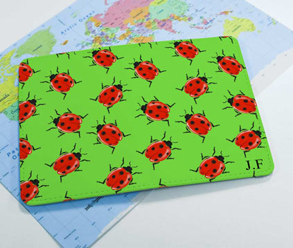 Personalised Passport Holder - Ladybirds