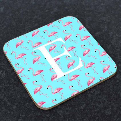 Personalised Coaster - Flamingos